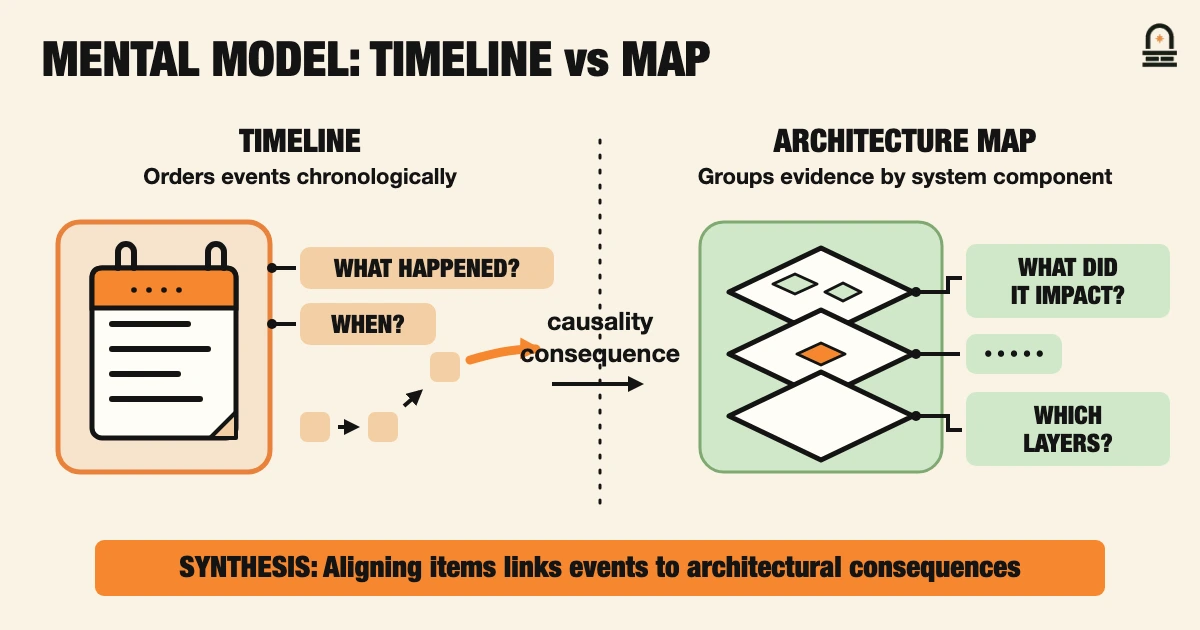 Mental Model: Timeline vs Map